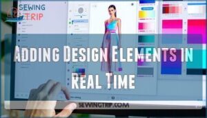 adding design elements in real time adding design elements in real time