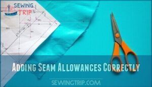 adding seam allowances correctly