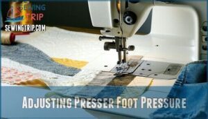adjusting presser foot pressure