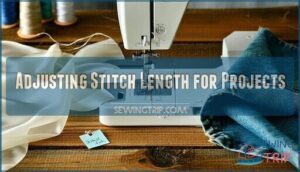 adjusting stitch length for projects