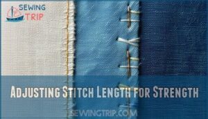 adjusting stitch length for strength