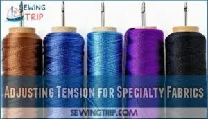 adjusting tension for specialty fabrics