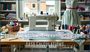 adjustments and alterations based on ease calculations