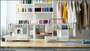 advantages of using a serger
