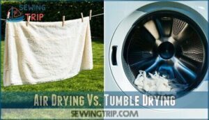 air drying vs. tumble drying