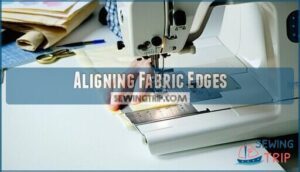 aligning fabric edges