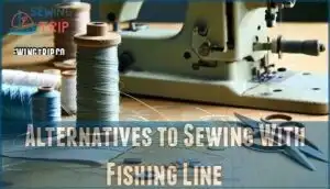 alternatives to sewing with fishing line