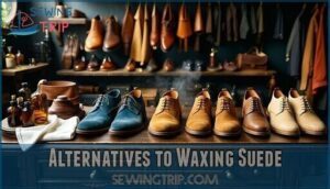 alternatives to waxing suede