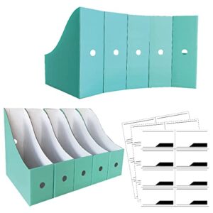 ANSSDO 12 Pack Teal Cardboard B09W4FB1XR