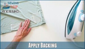 apply backing