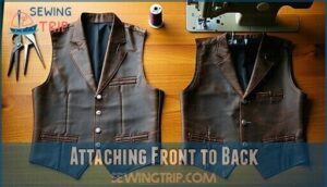 attaching front to back
