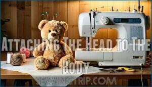 attaching the head to the body