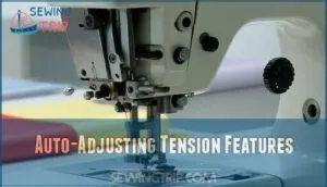 auto-adjusting tension features