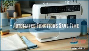 - automated functions save time