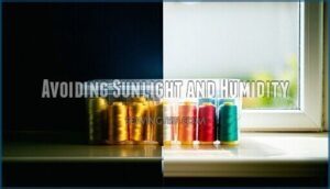 avoiding sunlight and humidity