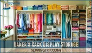 baker's rack display storage