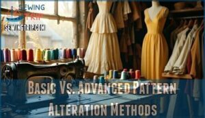 basic vs. advanced pattern alteration methods