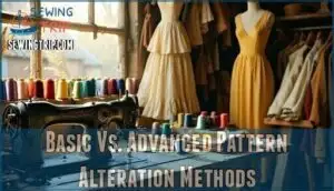 basic vs. advanced pattern alteration methods
