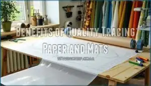 benefits of quality tracing paper and mats