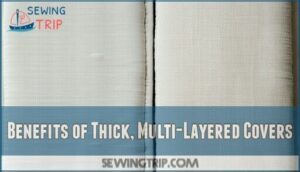 benefits of thick, multi-layered covers