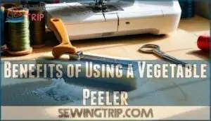 benefits of using a vegetable peeler