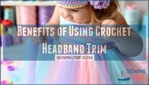 benefits of using crochet headband trim