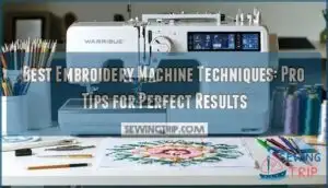 best embroidery machine techniques