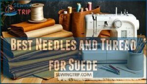 best needles and thread for suede