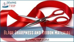 blade sharpness and ribbon material