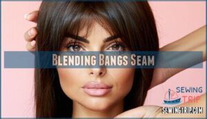 blending bangs seam