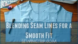 blending seam lines for a smooth fit