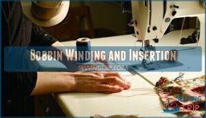 bobbin winding and insertion