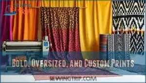 bold, oversized, and custom prints