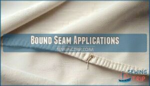 bound seam applications