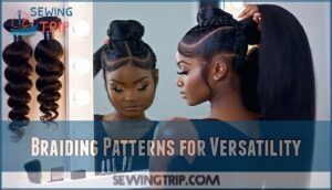 braiding patterns for versatility
