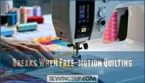 breaks when free-motion quilting