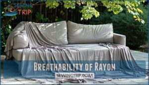 breathability of rayon