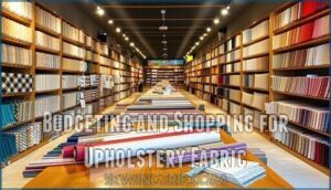 budgeting and shopping for upholstery fabric