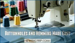 buttonholes and hemming made easy
