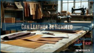 can leather be hemmed