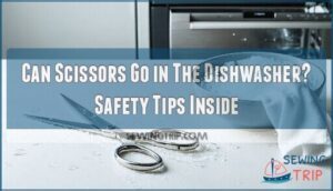 can scissors go in the dishwasher
