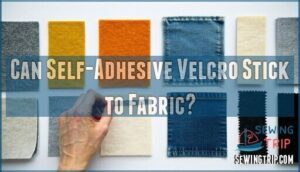 can self-adhesive velcro stick to fabric