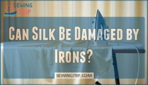 can silk be damaged by irons