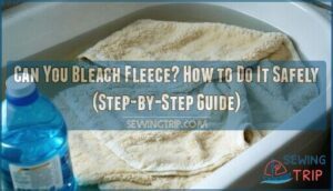 can you bleach fleece how to