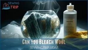 can you bleach wool