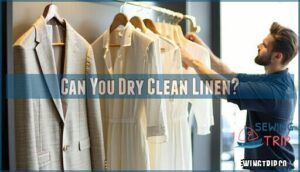 can you dry clean linen