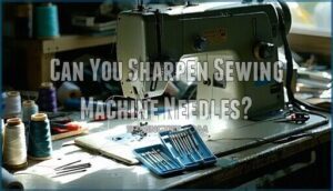 can you sharpen sewing machine needles