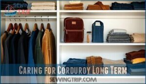 caring for corduroy long term