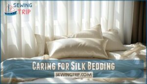caring for silk bedding