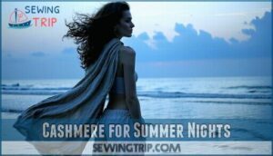 cashmere for summer nights